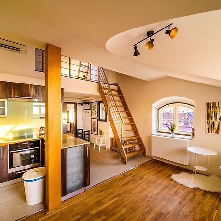 Rooftop Triplex Apartment In Centre Hradec Králové Dış mekan fotoğraf